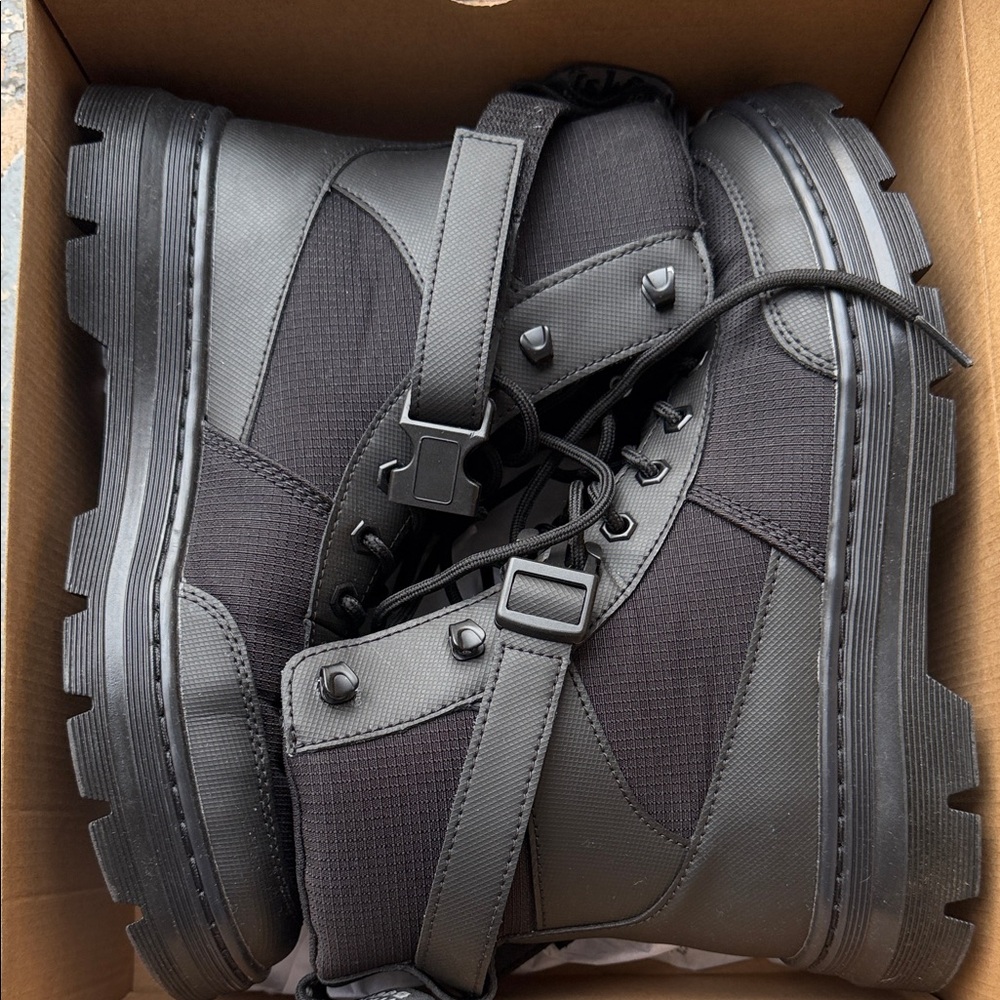 Dr Martens Black Combat Boots